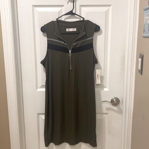 NWT Army Green MIDI Dress